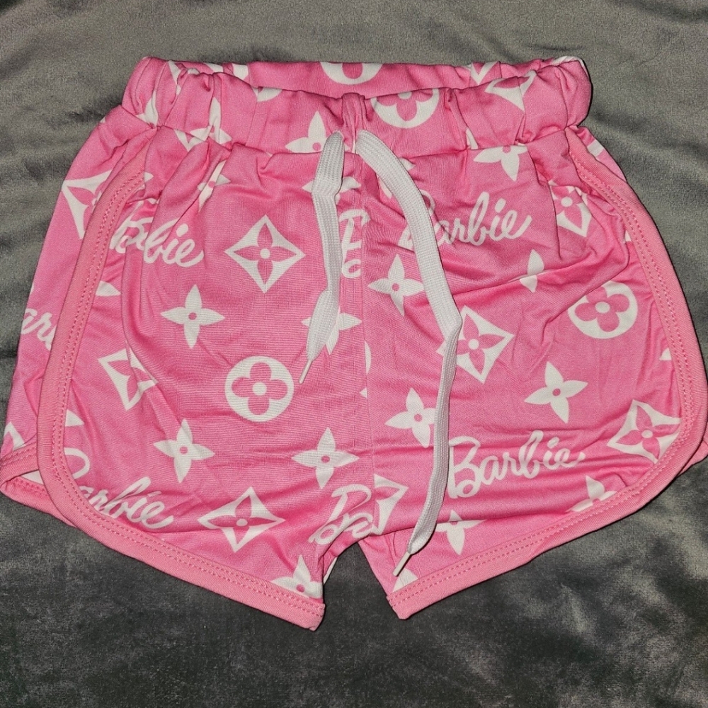Size 7 fit like 6 new barbie shorts